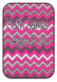 Math Games for Warm Ups and/or Math Centers