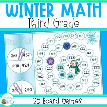 Winter Math Games By Teaching Trove | Teachers Pay Teachers