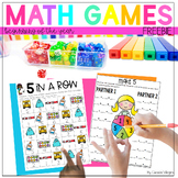 Math Games for the Beginning of the Year Freebie