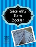 Geometry Vocabulary Book (Foldable)