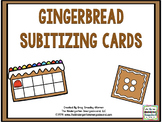 Gingerbread Subitizing Cards FREEBIE!