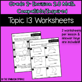 Math Grade 2 Topic 13 Worksheets (Envision Inspired/Compatible)