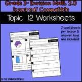 Math Grade 3 Topic 12 Worksheets (Envision Inspired/Compatible)