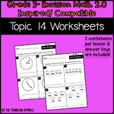 Math Grade 3 Topic 14 Worksheets (Envision Inspired/Compatible)