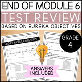 Math Grade 4 End of Module 6 Test Review - Math Quiz - Eur