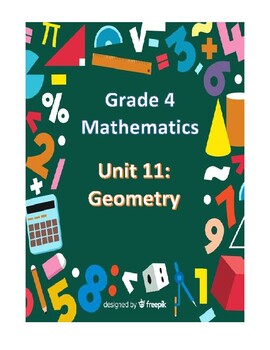 Preview of Math, Grade 4, Unit 11:  Geometry