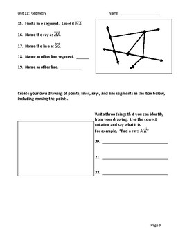 Math, Grade 4, Unit 11: Geometry by Marilyn's Math Market | TpT