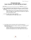 Grade 5 Module 3 Math Assessment EDITABLE