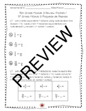 Math Grade 5 Module 3 Study Guide/Review Packet (BILINGUAL)