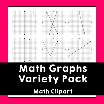 Preview of Math Graph Variety Clipart Pack