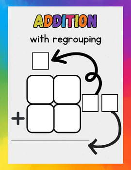 Preview of Math Graphic Organizers (Regrouping and word problems)