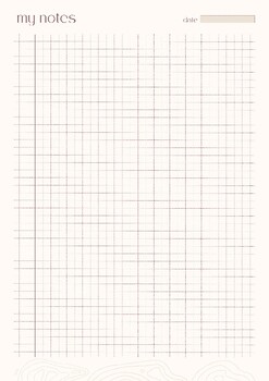 Preview of Math Grid Note-Taking Sheet