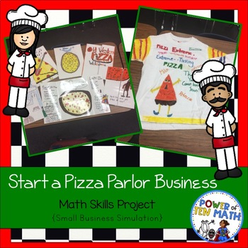 Preview of Start a business - Pizza Parlor {STEAM activities}