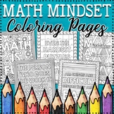 Math Growth Mindset Coloring Pages | Growth Mindset Posters