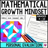 Math Growth Mindset Personal Evaluation