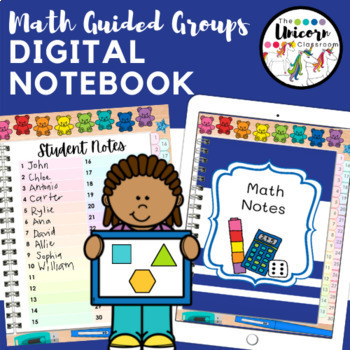 Preview of Math Guided Groups Digital Notebook