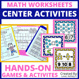 Math Hands-On Activities and Worksheets for Winter
