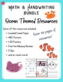 Math & Handwriting Bundle | Ocean Themed