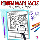 Addition and Subtraction - Fact Families - Winter Math Worksheets