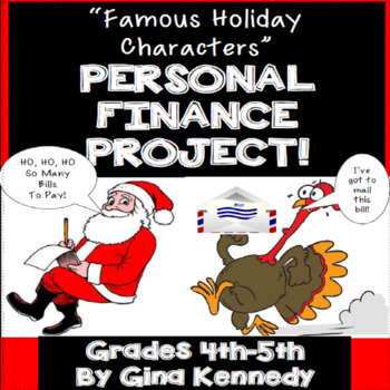 Preview of Christmas Math, Personal Finance Holiday Project