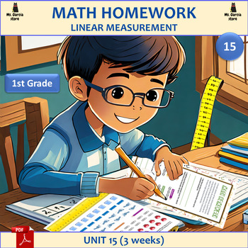 Preview of Math Homework Unit 15 Linear Measurement
