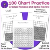 Math Hundred Chart Practice Gradual Release and Spiral Review
