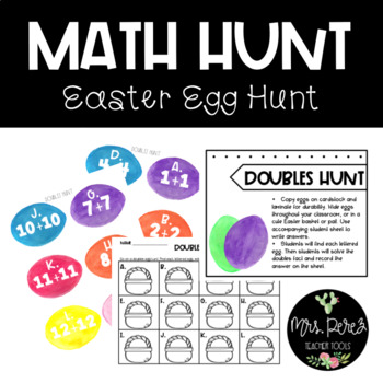 Preview of Math Hunt: A Number and Operations Easter Egg Hunt