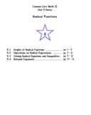 Math II - Radical Functions Unit Notes (Unit 5)