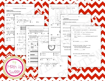Preview of Math In Focus - 2nd Grade - End of Year Review