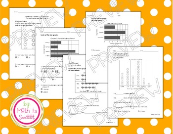 Preview of Math In Focus -Grade 1- Chapter 11 (Graphs) Review/Study Guide/Test