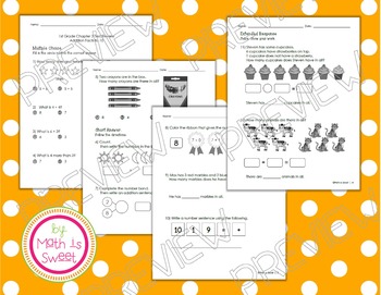 Preview of Math In Focus - Grade 1 - Chapter 3 (Add to 10) Review/Study Guide/Test