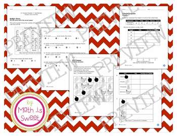 Preview of Math In Focus - Grade 2 - Chapter 17 (Graphs and Line Plots) Review/Test