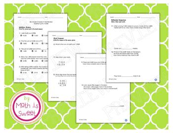 Preview of Math In Focus - Grade 3 - Chapter 3 (Addition up to 10,000) Review/Test