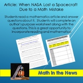 Math In the News: When NASA Lost a Spacecraft Due to a Mat