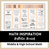 Math Inspiration - Math Bulletin Board