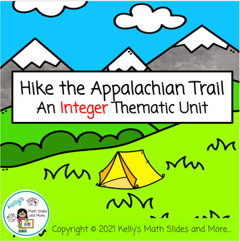 Preview of Math Integer Review Project (PBL) -  Hike the Appalachian Trail!