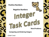 Math:  Integer Task Cards