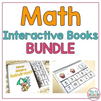 Preview of Math Adapted & Interactive Books BUNDLE - Adapted  Adding & Subtraction Books