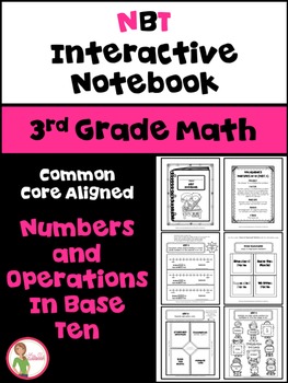 Preview of Math Interactive Notebook: 3rd Grade NBT Common Core