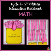 Math Interactive Notebook (Classical Conversations Cycle 1
