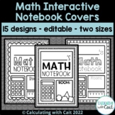 Math Interactive Notebook Covers Print