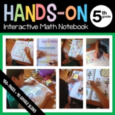 Math Interactive Notebook Fifth Grade with Scaffolded Notes + Google Slides