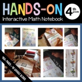 Math Interactive Notebook Fourth Grade with Scaffolded Notes + Google Slides