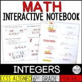 Math Interactive Notebook: Integer Foldables