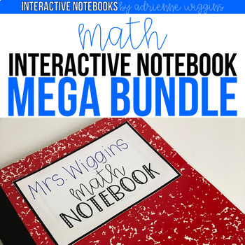 Preview of Math Interactive Notebook MEGA BUNDLE