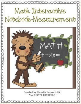 Preview of Math Interactive Notebook-Measurement