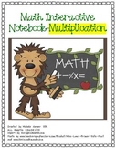 Math Interactive Notebook-Multiplication concepts
