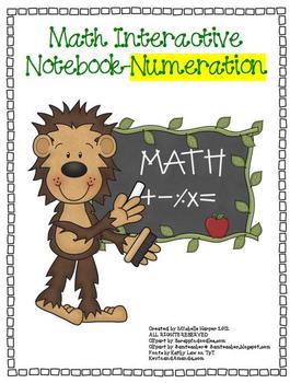 Preview of Math Interactive Notebook-Numeration
