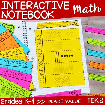 Preview of Math Interactive Notebook: Place Value Sample