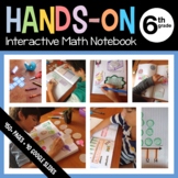 Math Interactive Notebook Sixth Grade with Scaffolded Notes + Google Slides